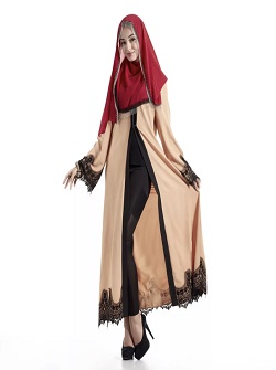 Turkish  Abaya Dress open Retro