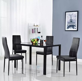 Nordic Scandinavian modern contemporary fashion dining  glass table 